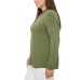 S.C. & CO Ladies' Top with Hood, Green, 2X