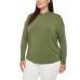 S.C. & CO Ladies' Top with Hood, Green, 2X