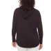 S.C. & CO Ladies' Top with Hood, Black, Large