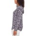 S.C. & CO Ladies' Top with Hood, Blue, Large
