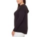 S.C. & CO Ladies' Top with Hood, Black, Large