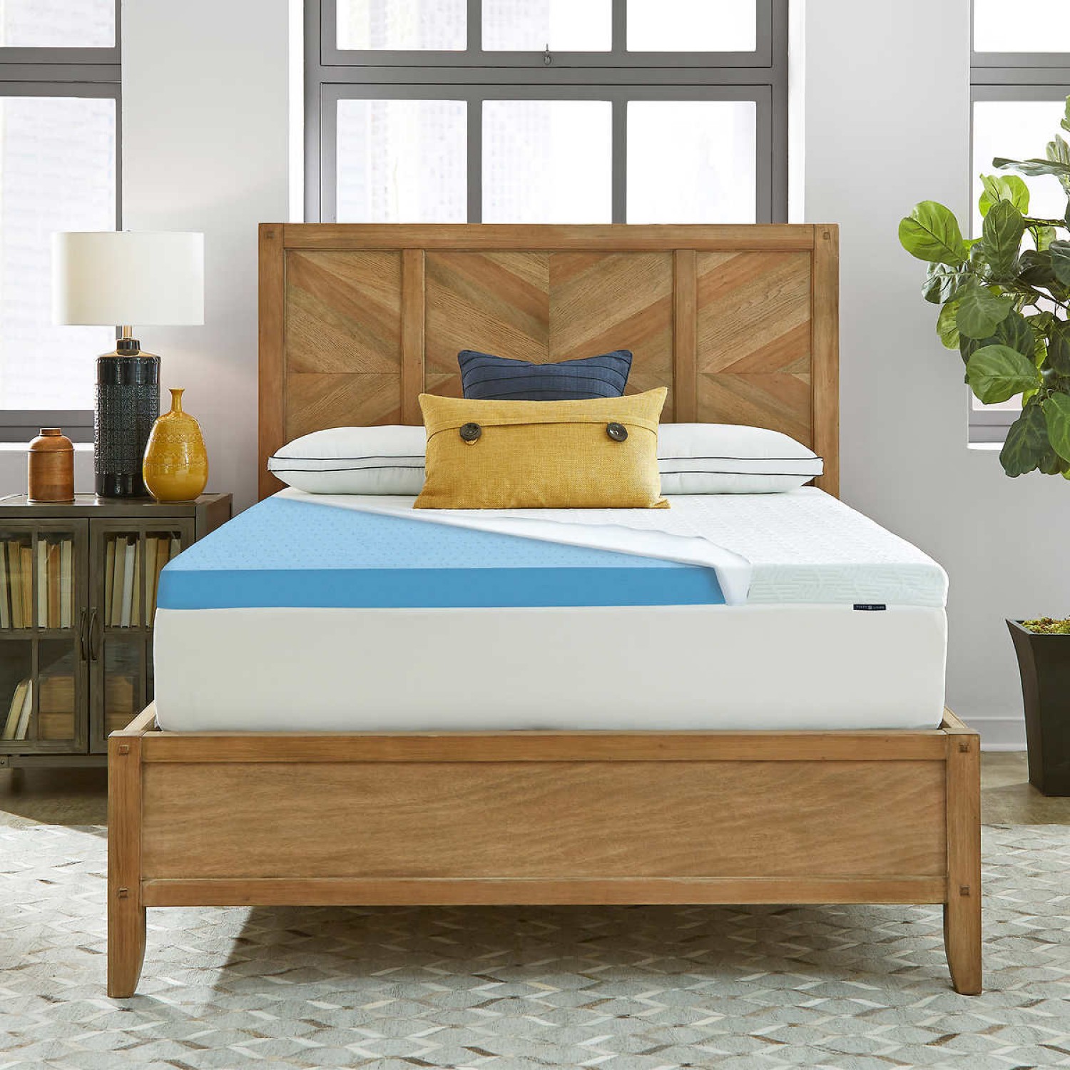 Scott Living 3" Ventilated Gel Memory Foam Mattress Topper, One Color