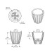 Sedona 18” Round Planter, 2-pack