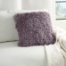 Shimmer Shag Pillow, Purple