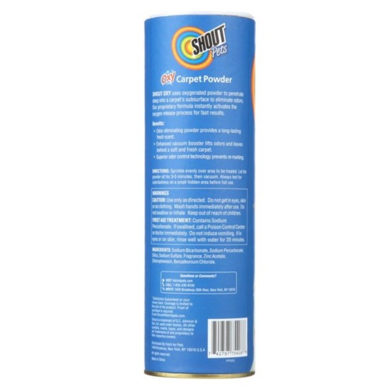  Stains Turbo Oxy Carpet Odor Eliminator Powder, 18 Oz