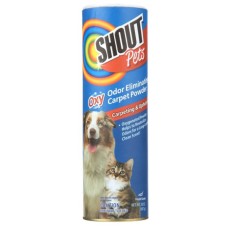 Shout Pets Stains Turbo Oxy Carpet Odor Eliminator Powder, 18 Oz