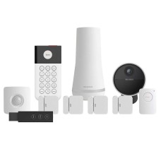 SimpliSafe Home Security Kit with Outdoor Camera, 10-piece