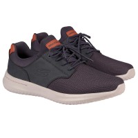 Skechers Men's Delson Shoe, Blue, 9