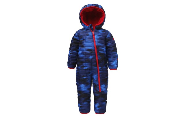  Infant 1-piece Snowsuit, Blue, One Color, 18 Months