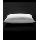 Soft Luxury Plush 100% Cotton Quilted Chevron Gel Fiber Stomach Sleeper Pillow – Queen