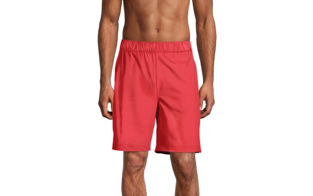  Men’s Swim Short, Red, Large