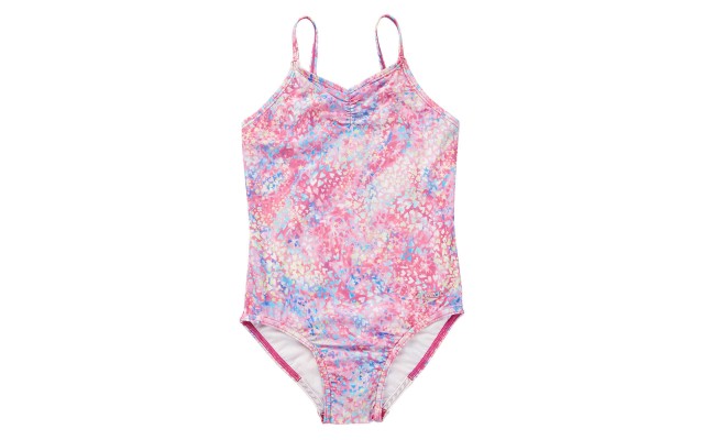  Youth 1-piece Swimsuit, Pink, One Color, Large