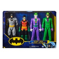 Spin Master DC Universe 12″ Action Figures, 4 pk. – Batman, Robin, The Joker and The Riddler