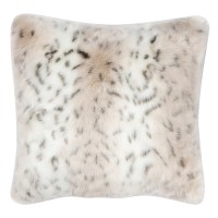 Spotted Ombre Faux Fur Pillow
