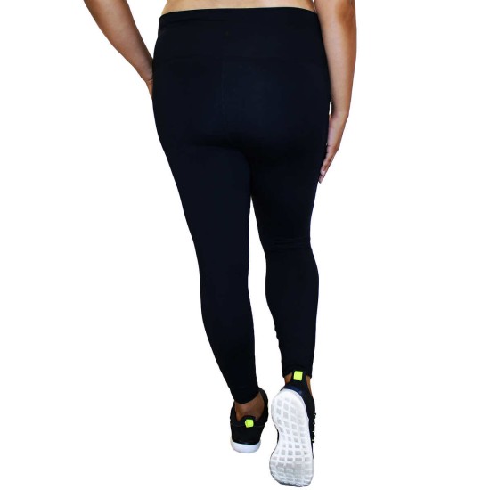  Ladies' Performance High Rise Tight, Black, Medium