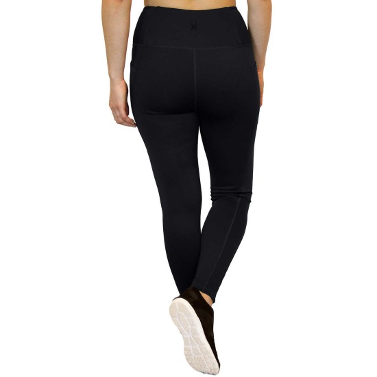  Ladies' Performance High Rise Tight, Black, Medium