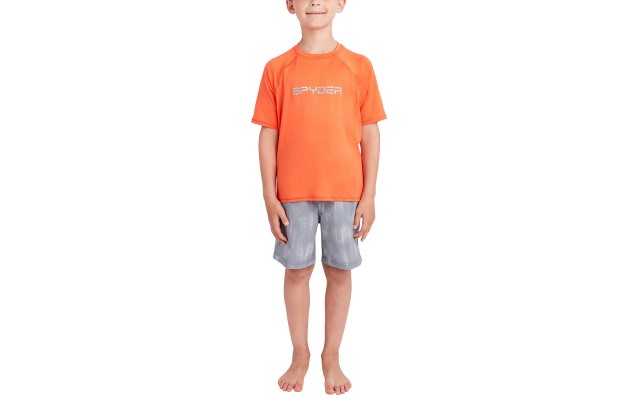  Youth 2-piece Swim Set, Orange, Large