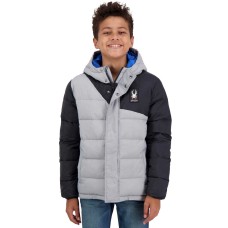 Spyder Youth Puffer Jacket, Gray