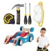  Jr. Pull Back Sports Car Kit and 5-piece Tool Set, Blue