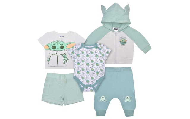  Infant 5-piece Layette Set, One Color, 9 Months
