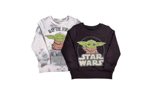 Star Wars Kids' 2-pack Sweatshirt, One Color, 3T