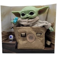 Star Wars The Mandalorian Grogu with Cookie Premium Plush Bundle
