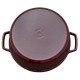  7 Quart Cast Iron Braise and Grill, Red