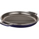  7 Quart Cast Iron Braise and Grill, Blue