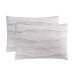 Style Decor 6-piece Comforter and Coverlet Set, Agate Stripe Neutral, One Color, Queen