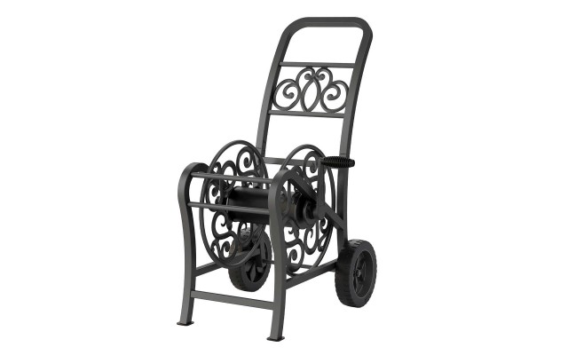 Suncast Hosemobile Elite Metal Decorative Hose Cart