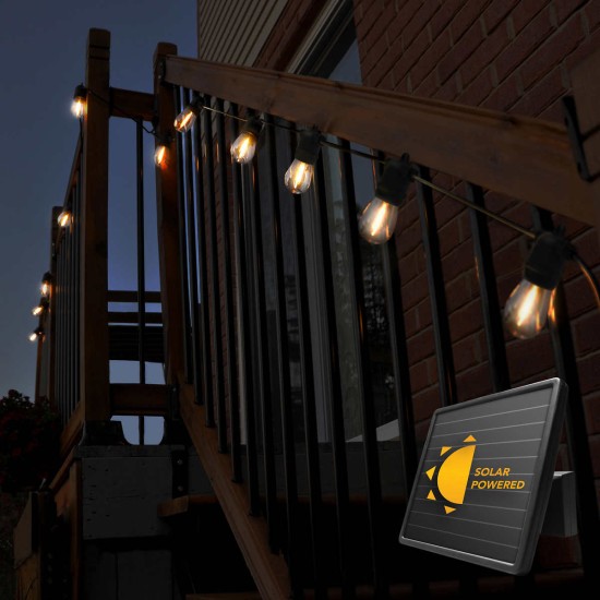  35′ Solar String Lights with Remote Control