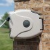 Sunneday 13.7mm x 30 Meter Retractable Garden Hose & Reel, White