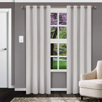 Superior Solid Textured Blackout Curtain Set of 2 52″ x 84″
