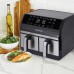  Digital 8 Quart Double Basket Air Fryer with Multi Cook