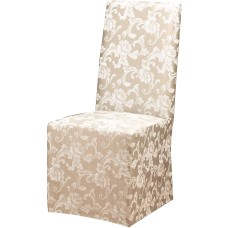 Sure Fit Scroll Dining Room Champagne Chair Slipcover