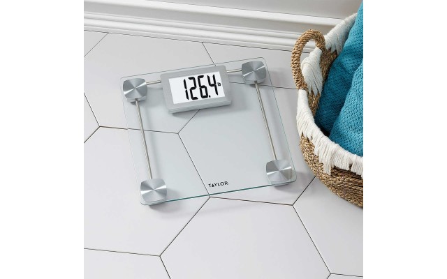  Digital Glass Bathroom Scale with Extra Large Display
