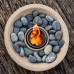 Terraflame Wave Deluxe Fire Bowl Set with 6-pack Pure Fuel and Snuffer