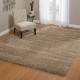  Marketplace Luxury Shag Rugs, Tan, 5 ft. 3 in. x 7 ft. 5 in.