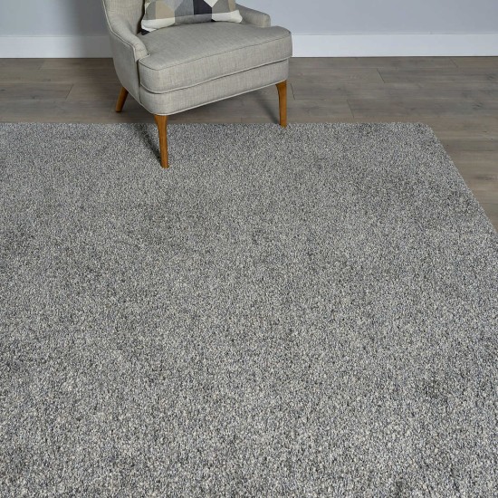  Marketplace Luxury Shag Rugs, Silver, 7 ft. 10 in. x 10 ft.