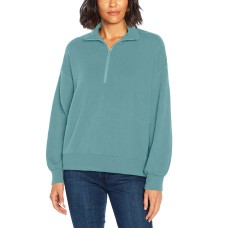 Three Dots Ladies' Quarter Zip Pullover