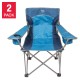  Oversize Quad Chair, 2 Pack, Blue