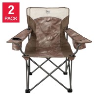 Timber Ridge Oversize Quad Chair, 2 Pack, Brown