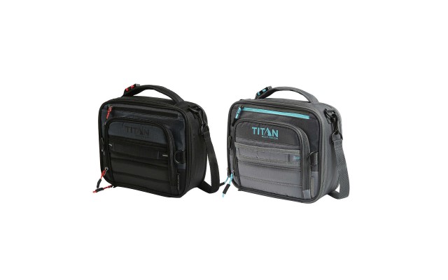Titan 2-Pack Expandable Lunch Box, Black