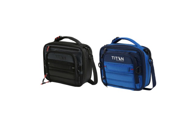 Titan 2-Pack Expandable Lunch Box, Blue