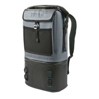 Titan Deep Freeze 24-Can High Performance, Waterproof Backpack Cooler, Gray
