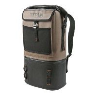 Titan Deep Freeze 24-Can High Performance, Waterproof Backpack Cooler, Tan