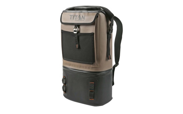 Titan Deep Freeze 24-Can High Performance, Waterproof Backpack Cooler, Tan