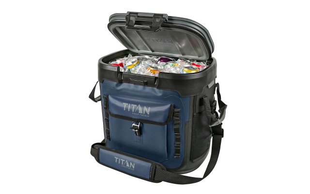  Deep Freeze 36 Can High Performance Welded Cooler with Microban, Blue