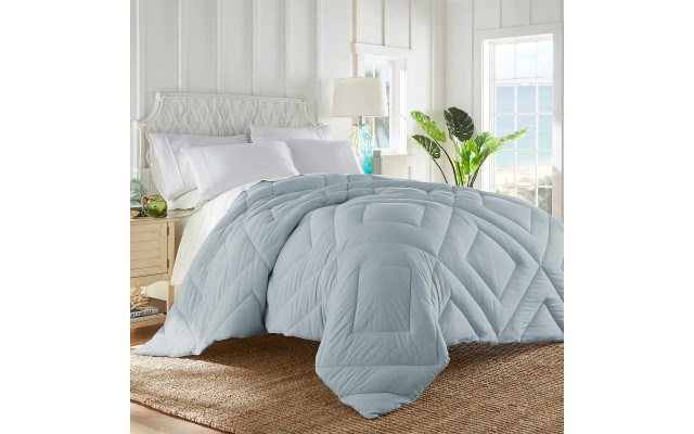  Waterwashed Down Alternative Comforter, Blue, Queen - Not Available