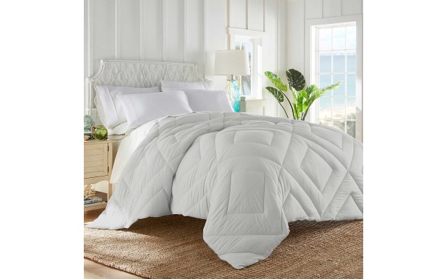  Waterwashed Down Alternative Comforter, Gray, Queen - Not Available